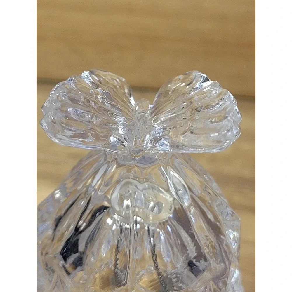 Vintage Bell 24% Lead Crystal Butterfly Bell 3